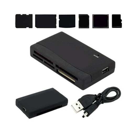 Useful Card Reader Supports 64GB 1Pc 38cm USB Cable Adapter Black Mini - Picture 4 of 15