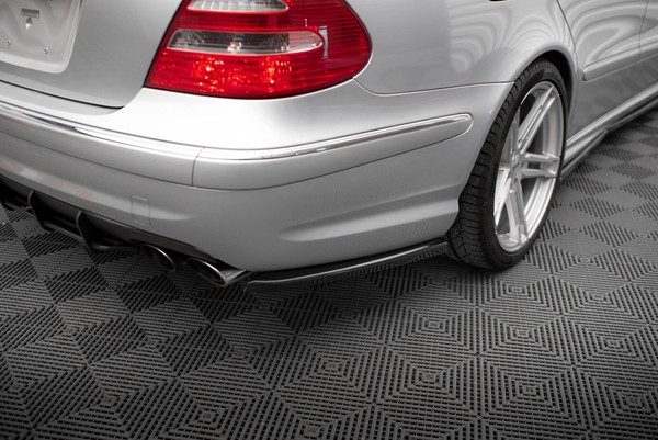 Heck Ansatz Flaps Diffusor FüR Mercedes-Benz E 55 AMG W211 Schwarz HeckschüRze-image