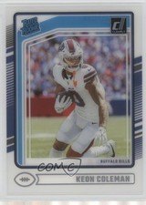 2024 Panini Clearly Donruss Rated Rookie Keon Coleman #67 1pi4