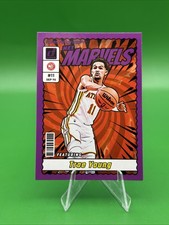 2023-24 Panini Donruss - Net Marvels Trae Young #18 Press Proof Purple