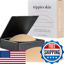 Nippies Non-Adhesive Bra Liner Nipple Covers For Silicone No-Show Inserts Bra