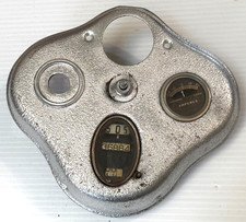 Vintage Ford Model A Dash Panel Wammeter Odometercenter Switch Inst. Cluster