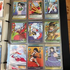 Carte collezionabili Inuyasha set 10 carte ottime autentiche da collezione