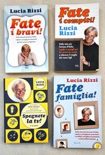 NN.4 LIBRI LUCIA RIZZI FATE I BRAVI FATE I COMPITI FATE FAMIGLIA SPEGNETE LA TV!