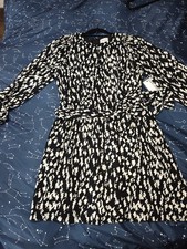 NEW Nine West long-sleeve belted Dress Women’s Size L