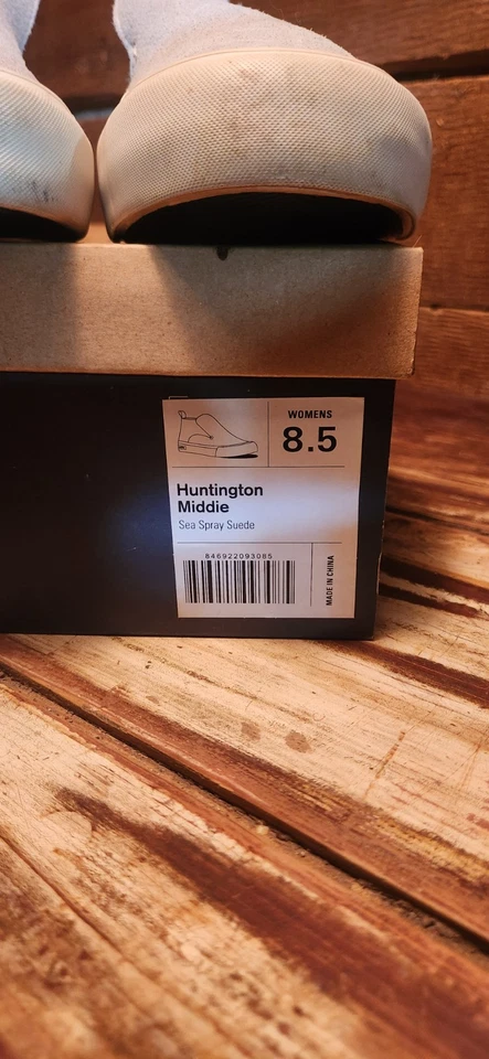 Botas al tobillo SeaVees para mujer 8 5 Huntington Middie Sea Spray gamuza Foto 3 de 4