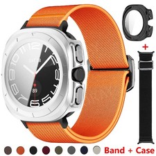 Silicone Strap  PC Case Protective for Galaxy Watch Ultra 47mm Bracelet Band