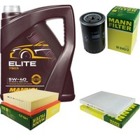Mann Inspektionspaket 5L Mannol Elite 5W-40 FüR VW Golf IV Cabriolet 1.9 TDI