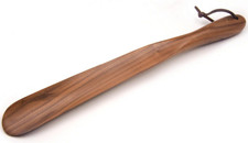 Wooden Shoe Horn Wood Shoehorn with Handle for Seniors Women Men Kids, 15'' Long