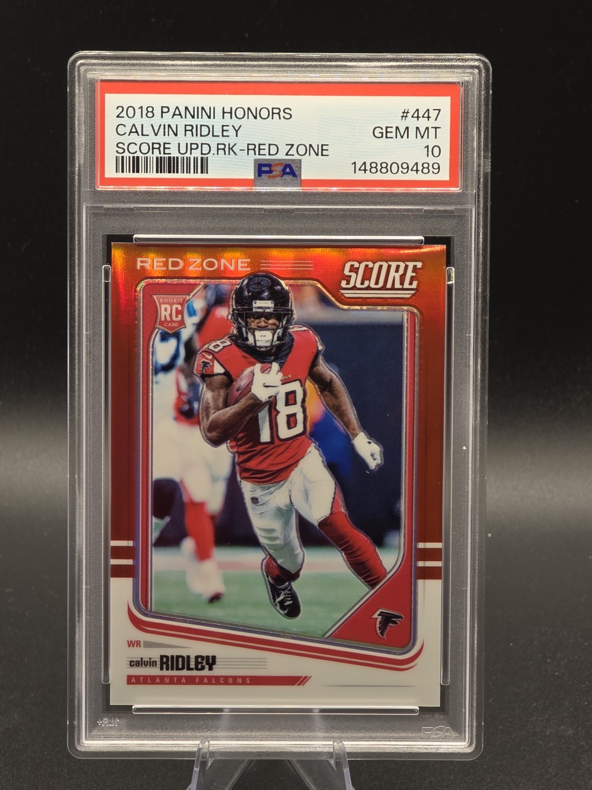 Calvin Ridley Panini Honors Score Update Rookies #447 Red Zone