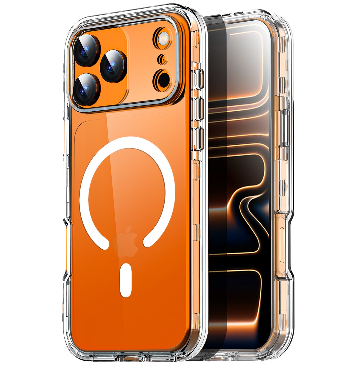 For iPhone 17 Pro Max 17 Pro Air Clear Case MagSafe Shockproof