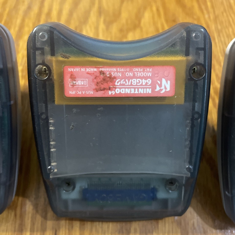 Official Nintendo 64 N64 Transfer Pak NUS-019 Has Label Wear Tested ...