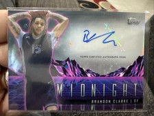2024 Topps Midnight Brandon Clarke Auto Horizon Signatures #HS-BC Grizzlies 🔥🏀