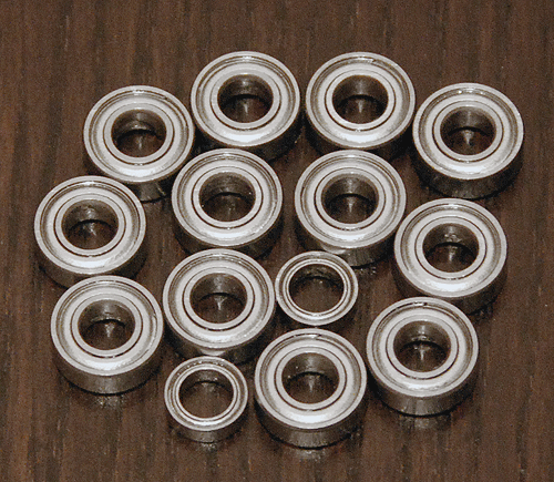 TAMIYA M03 / M04L / FF02 / MIATA / MINI COOPER Metal Sealed Ball Bearing Set - Bild 1 von 1