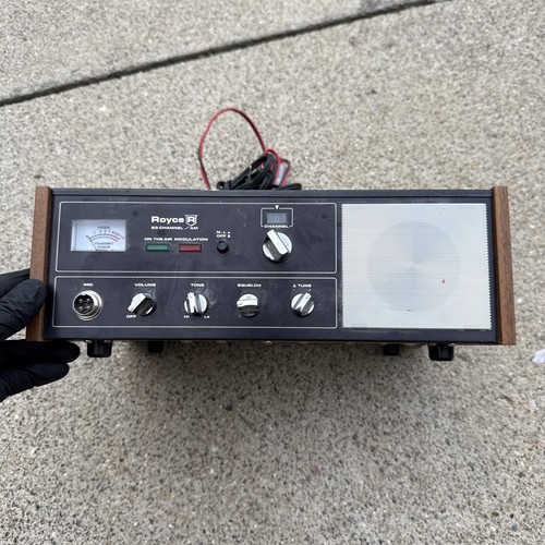 Vintage Royce T-28 23 Channel Base Transceiver Base CB Radio