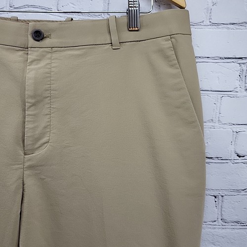 Izod Slacks Mens Sz 40X34 Tan Stretch - Picture 7 of 16