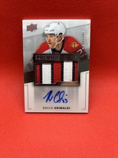 2014-15 UD Premier Rocco Grimaldi Rookie Patch Auto RC /299 - #110 (RPA)