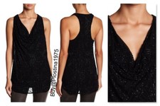 Alice + Olivia Mae Embellished Cowl Neck Tunic Size XS #A51