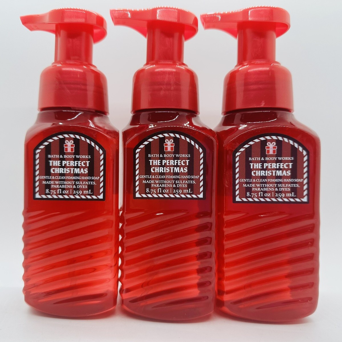 NEW! BATH BODY WORKS THE PERFECT CHRISTMAS GENTLE FOAMING HAND