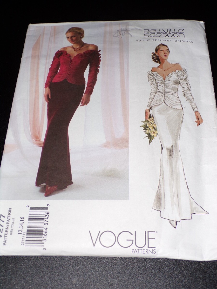🌷VOGUE AMERICAN DESIGNER #V2777 - BELLVILLE SASSOON