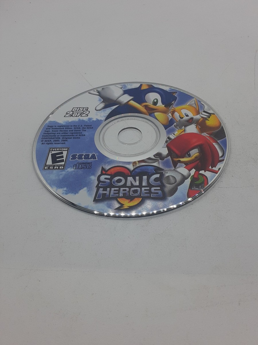 Sonic Heroes PC Video Game Computer CD-ROM Sega Disc 2 of 2 Only 