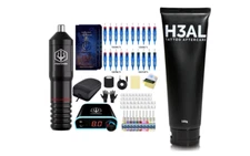 Wireless Tattoo Pen Kit Portable Javelin Machine FREEDOM Set GUN 20 Ink RCA TX1