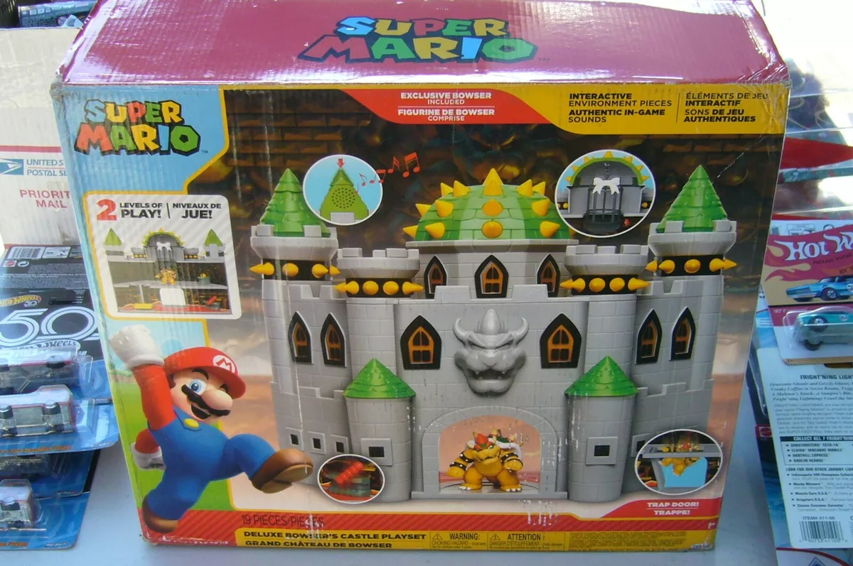Deluxe bowser cheap castle playset