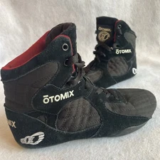 OTOMIX  F3000 Weightlifting Training Shoes MB615 Unisex Women 7.5 Men 6 Black