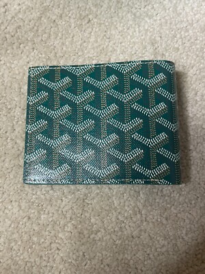 New Goyard Bi Fold Victoire Full Size Wallet - Coveted Green | eBay