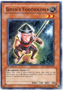 Shien's Footsoldier - STON-EN014 - Common - Unlimited Edition x3 - Near Mint