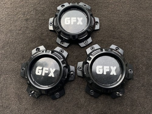 GFX G-FX Wheels Matte Black Center Cap - 第 7/7 張圖片