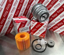 New OEM Toyota / Lexus Oil Filter Canister Housing Cap Aluminum Metal Upgrade