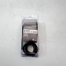 EVERBILT #105 0-Ring 1 in 0D 3/4 in ID Rubber 10 pcs