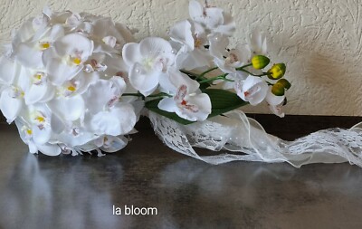 Brautstrau Orchideen Hochzeit Handarbeit. Gelin iei | eBay.de
