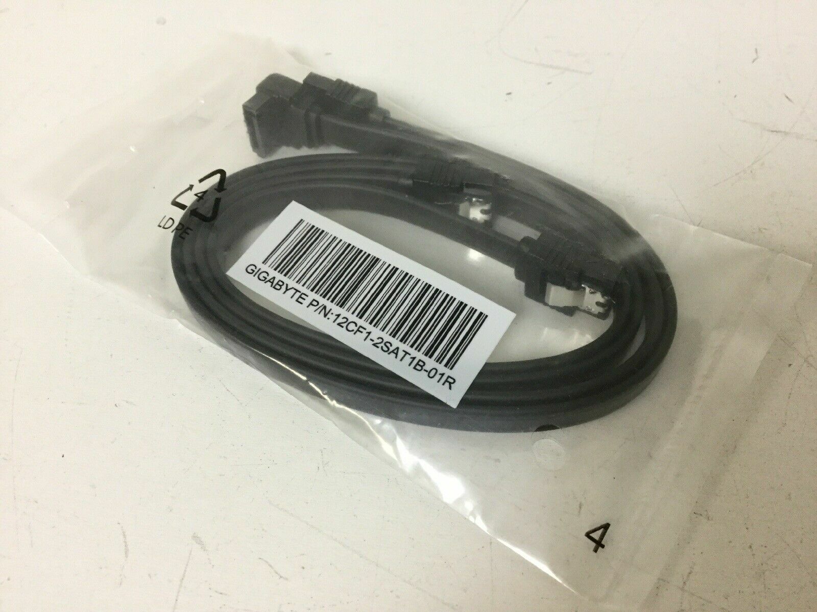 Gigabyte SATA 3 Gb/s CABLES (12CF12SAT1B01R) 2 PACK Genuine OEM eBay