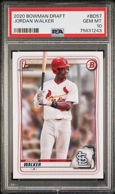 その他 2020 bowman draft sapphire jordan walker JORDAN WALKER 1st 2020 Bowman Draft Rookie Card RC PSA 10 GEM MINT