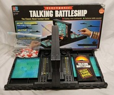 Electronic Talking Battleship gioco da tavolo Milton Bradley 1989 completo al 100%