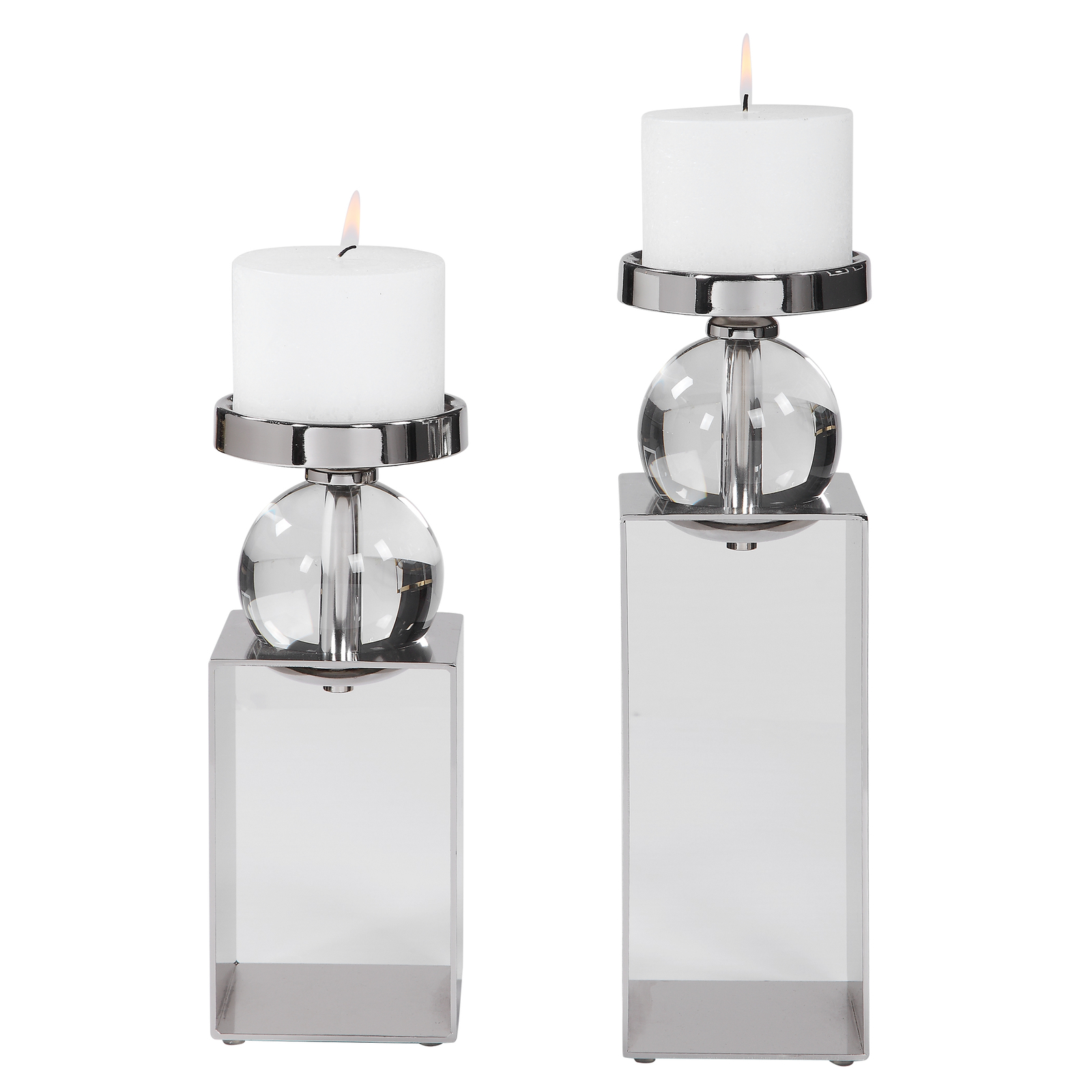2-piece Set, Chrome Crystal