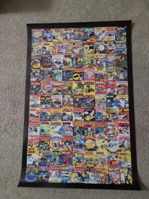Nothing But Batman Comic Book Covers 24x36 Poster    