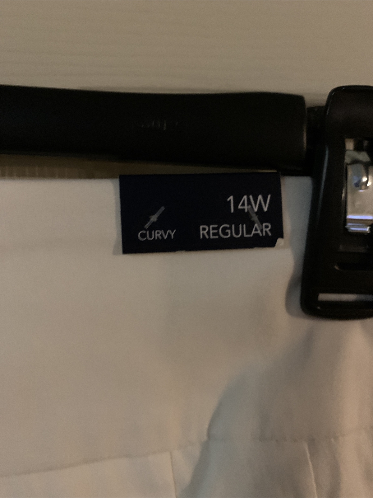 Kaari Blue Curvy Ladies Pants Off White Size 14W NWT Office Career thumbnail 4