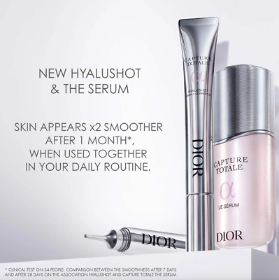 Dior Capture Totale Hyalushot: Wrinkle Corrector with Hyaluronic