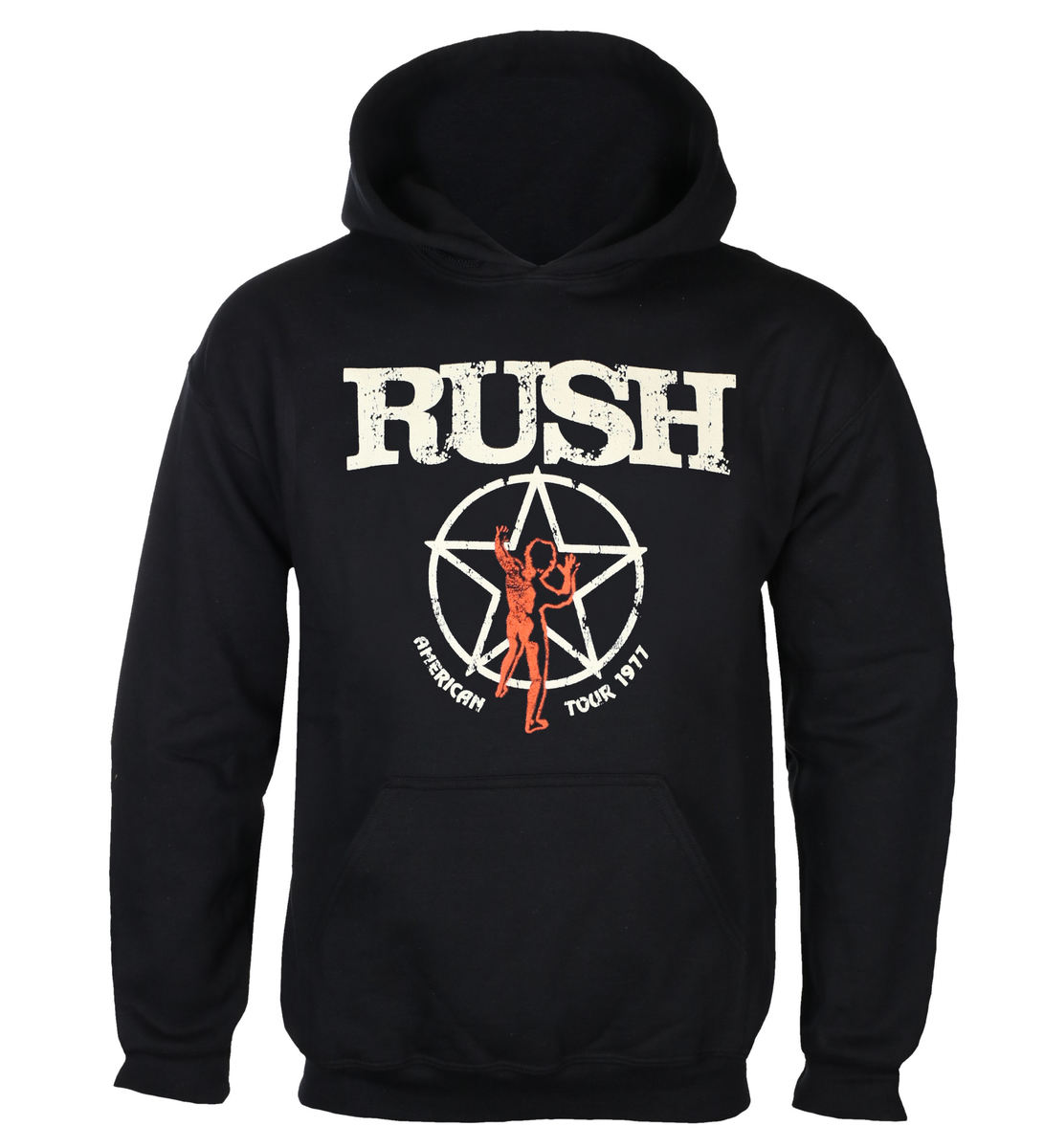 Hoodie men's Rush band AMERICAN TOUR 1977 Size S-4XL EG696-image