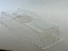DCR Gangster Caddy 4 1/2" WB Clear 1/24 scale slot car body NOS