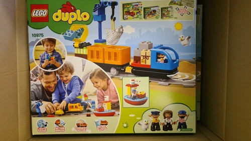 Lego Duplo 10875 Güterzug Spielzeugeisenbahn Zug Bausteine 105-teilig 1580043