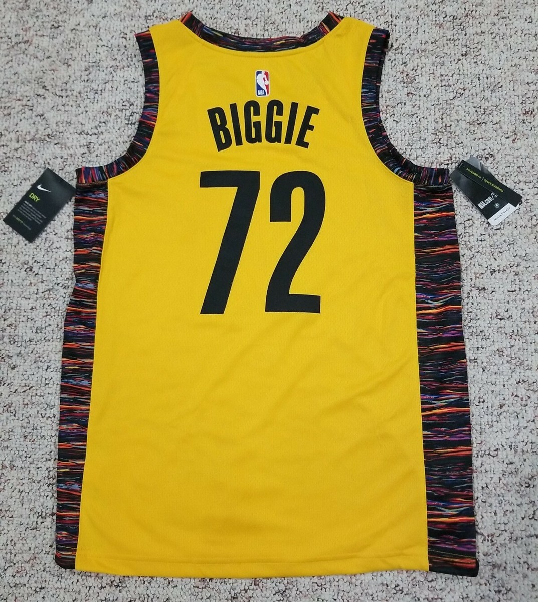 Nike Brooklyn Nets Biggie Bed-Stuy Jersey Amarillo Yellow