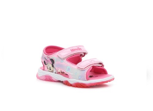 Kleinkind Mädchen Minnie Mouse aufleuchtende Sandalen/Schuhe, Größe: 7 8 9 10 11 12 - Bild 2 von 6