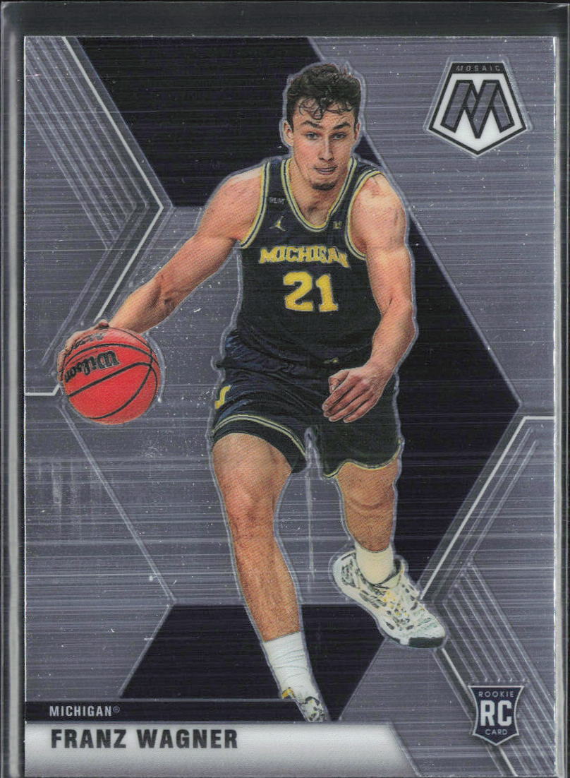 2021 Panini Chronicles Draft Picks Mosaic #259 Franz Wagner Rookie Michigan