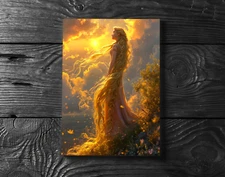 Rapunzel Anime Poster Print - No Frame