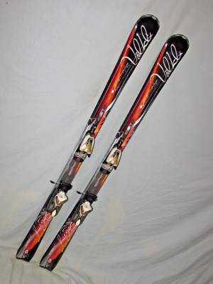 Volkl ATTIVA FUEGO women's skis 161cm with Marker MOTION 12.0 adjust. bindings ~