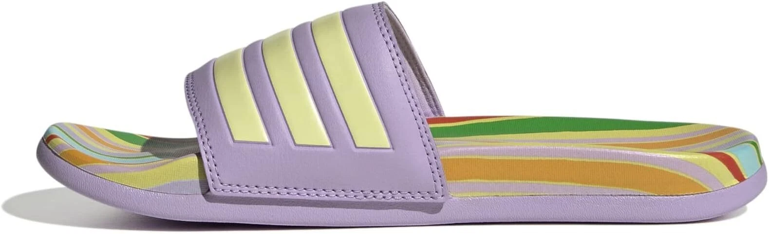 Sandali comodi Adidas donna Adilette taglia viola perla citrino viola 11